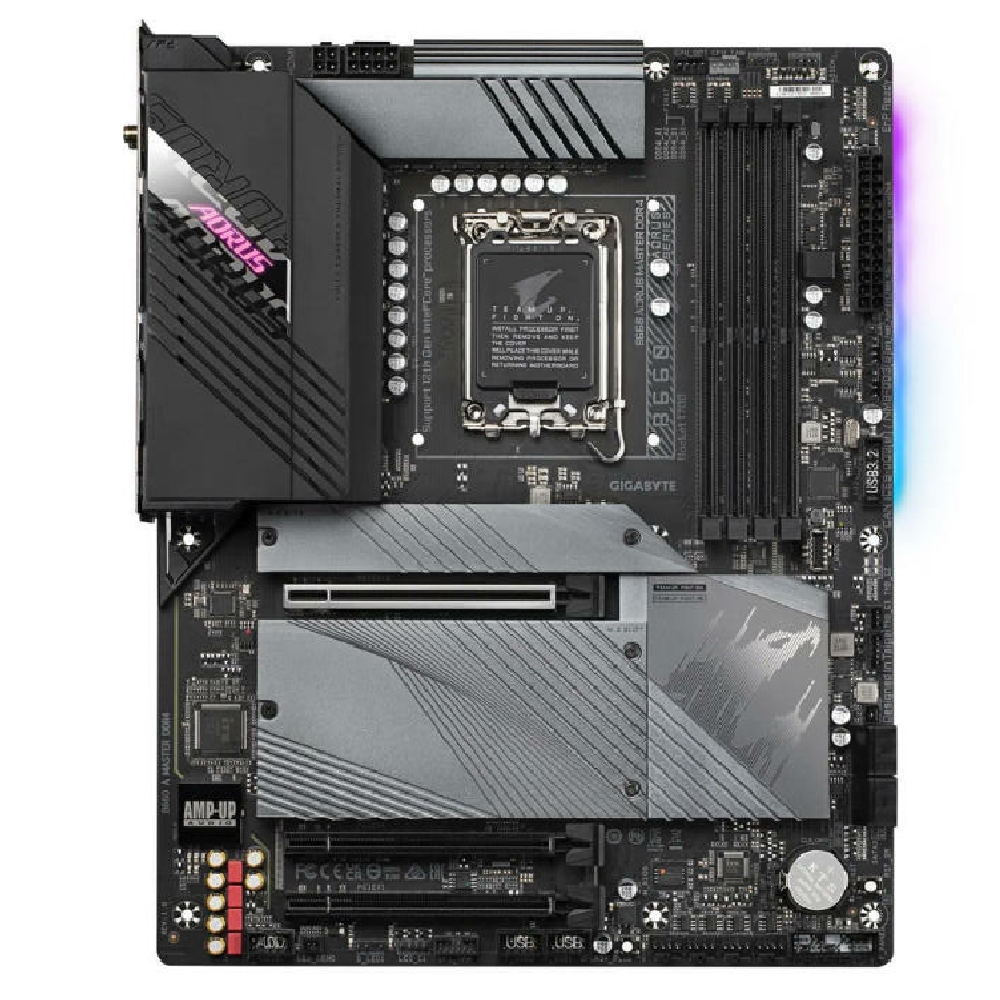 Alaplap B660 LGA1700 4xDDR4 Gigabyte Aorus Master ATX fotó, illusztráció : B660-AORUS-MASTER-DD