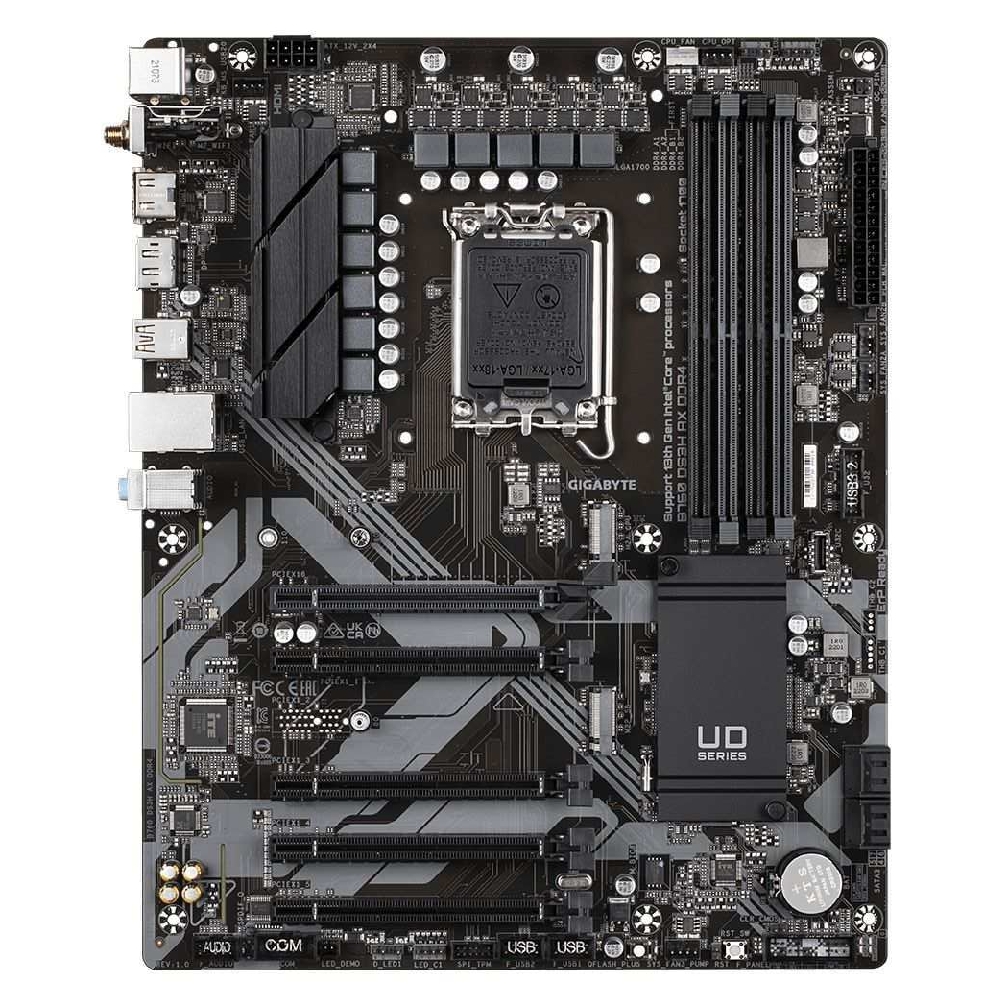 Alaplap B760 LGA1700 4xDDR4 Gigabyte B760 DS3H AX ATX fotó, illusztráció : B760-DS3H-AX-DDR4