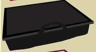 Laptop tartó babtábla normál fekete fekete ölben laptop-párna fotó, illusztráció : BABT7