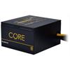500W Tápegység PFC 12 cm Chieftec Core BBS-500S 80PLUS Gold OEM BBS-500S-BULK Technikai adatok