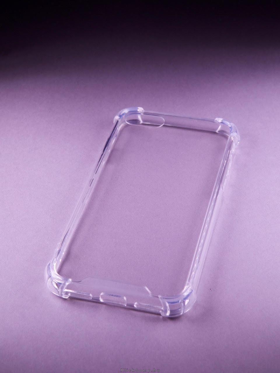 Szilikon tok erősített iPhone 7 (átlátszó; OEM csomagolás) fotó, illusztráció : BH24