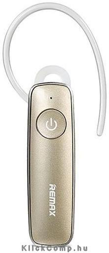 Bluetooth headset BH Remax T8 (arany, BT4.1; dobozos) fotó, illusztráció : BH43G