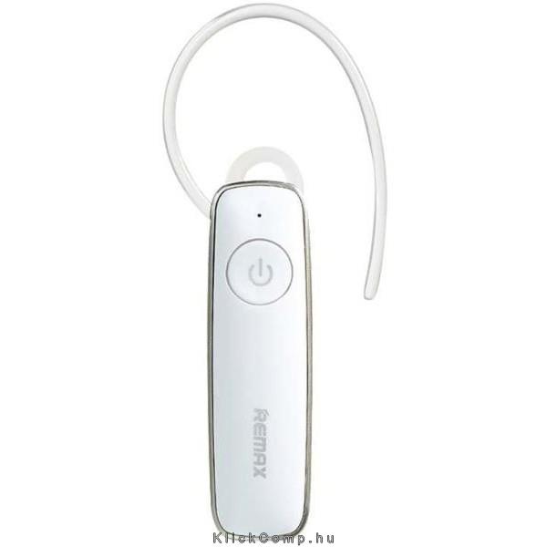 Bluetooth headset BH Remax T8 (fehér, BT4.1; dobozos) fotó, illusztráció : BH43W