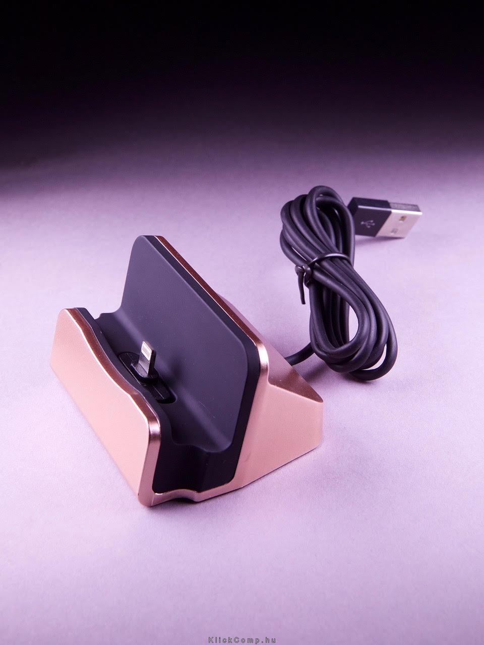 Telefon dokkoló Lightning (USB kábel, lightning dokkoló; dobozos) fotó, illusztráció : BH48