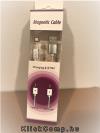 Kábel Mágneses Rózsaarany; USB-Lig
