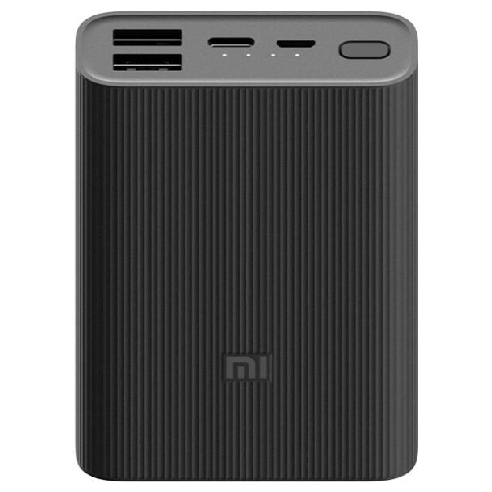 Akkubank 10000mAh Xiaomi Mi 3 Ultra Compact fekete power bank fotó, illusztráció : BHR4412GL