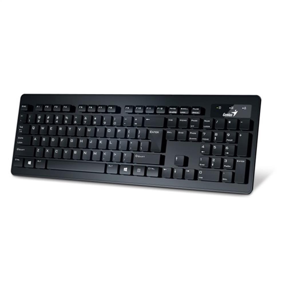 Billentyűzet USB Genius Slim Star 230 fekete HU fotó, illusztráció : BILL-SLS-230