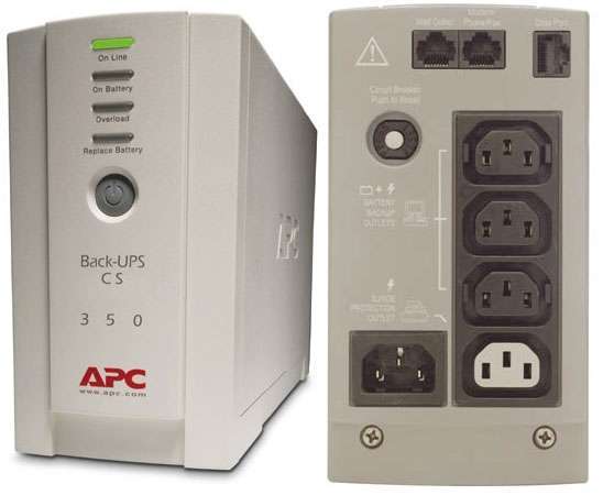 Szünetmentes tápegység 350VA APC BK350EI fotó, illusztráció : BK350EI