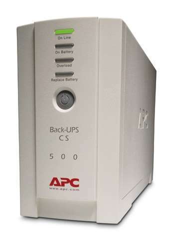 APC Back-UPS CS 500VA, 230V Szünetmentes tápegység UPS fotó, illusztráció : BK500EI