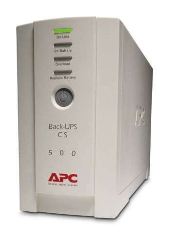 Szünetmentes tápegység 500VA APC Back-UPS CS fotó, illusztráció : BK500EI
