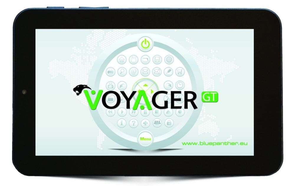 Bluepanther Voyager GT + Telenor Hypernet, fekete TABLET PC WiFi + 3G + BT 4.0 fotó, illusztráció : BPT-VOYAGER-GT-THPE