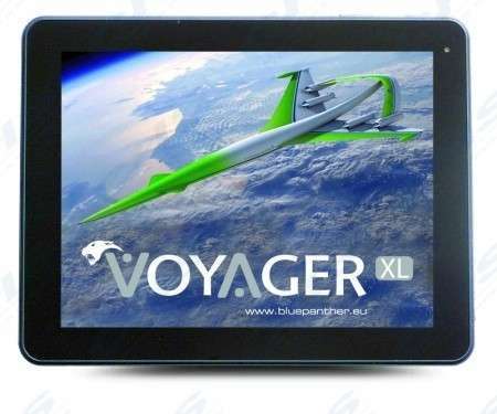 Bluepanther Voyager XL fekete TABLET PC WiFi + BT 4.0, 9.7  1024x768 IPS+, 1,6 fotó, illusztráció : BPT-VOYAGER-XL