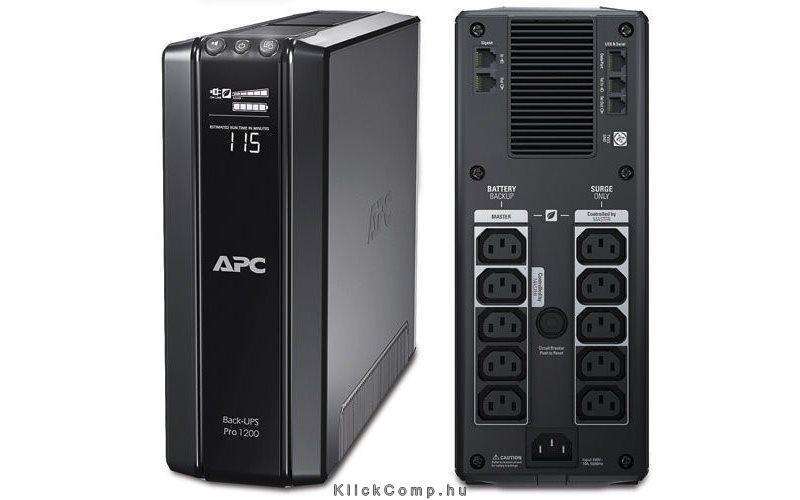 APC Power-Saving Back-UPS Pro 1200 Szünetmentes tápegység UPS fotó, illusztráció : BR1200GI