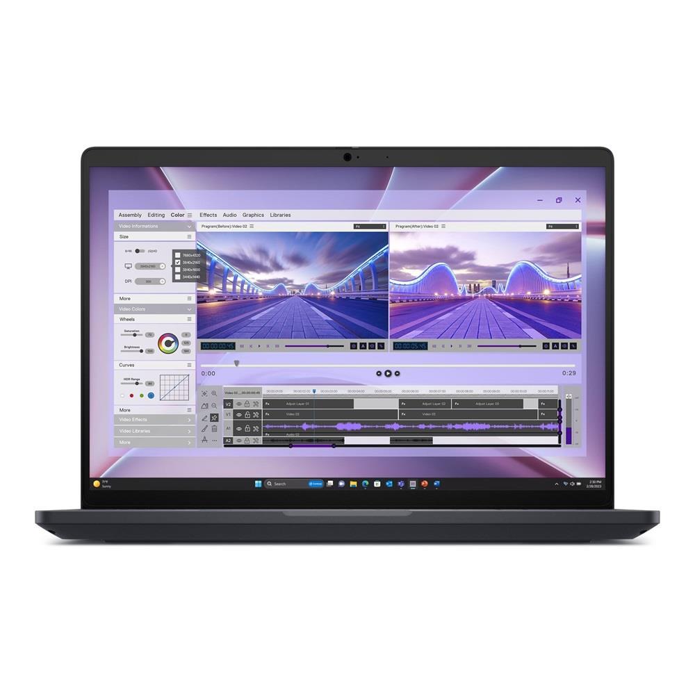 DELL Pro Max 16 laptop 16  FHD Cu7-255H 16GB 512GB Win11 Pro fotó, illusztráció : BTO116_MC16250_EMEA