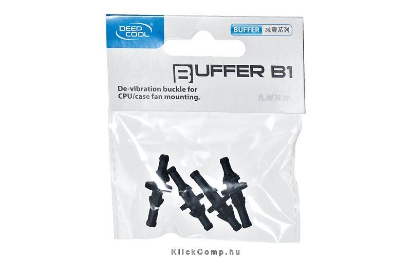 Rezgéscsökkentő BUFFER B1 Házventilátorhoz gumi rögzítő, 4db fotó, illusztráció : BUFFER-B1