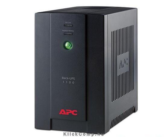 Szünetmentes tápegység UPS APC Back-UPS 1100VA AVR 230V SCHUKO Sockets fotó, illusztráció : BX1100CI-GR