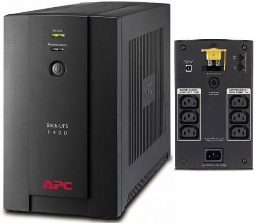 APC BACK UPS BX 1400VA szünetmentes tápegység fotó, illusztráció : BX1400UI