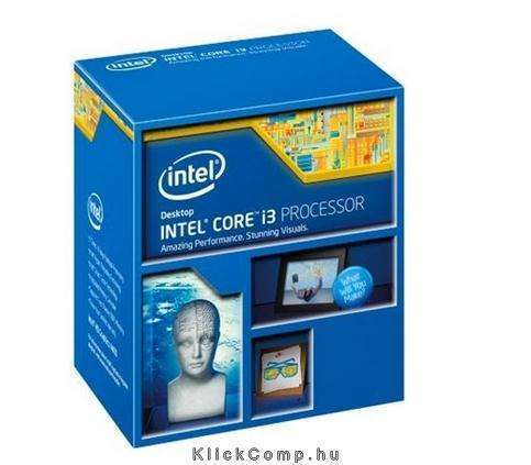 Intel Core i3-4130 3400Mhz 3MBL3 Cache 22nm 54W skt1150 Haswell BOX fotó, illusztráció : BX80646I34130