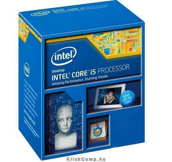 Intel Core i5-4440 3100Mhz 6MBL3 Cache 22nm 84W skt1150 Haswell BOX fotó, illusztráció : BX80646I54440