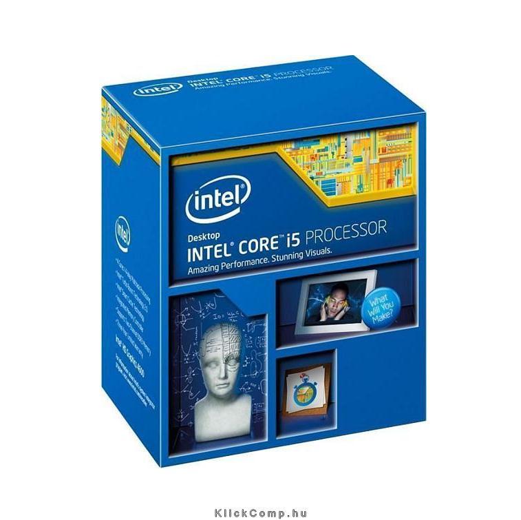 INTEL Core i5-4590 3.30GHz,1MB,6MB,84 W,1150 Box, INTEL HD Graphics 4600 fotó, illusztráció : BX80646I54590SR1QJ