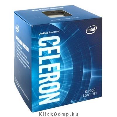 Processzor Intel Celeron Dual Core G3900 2800MHz skt1151 Skylake BOX fotó, illusztráció : BX80662G3900