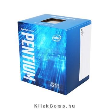 Intel Dual Core G4400 processzor 3300MHz 3MBL3 Cache 14nm 54W skt1151 Skylake B fotó, illusztráció : BX80662G4400