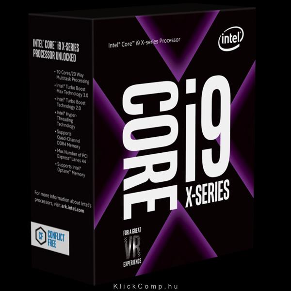 Intel Processzor Core i9-7900X 3,30GHz s2066 fotó, illusztráció : BX80673I97900X