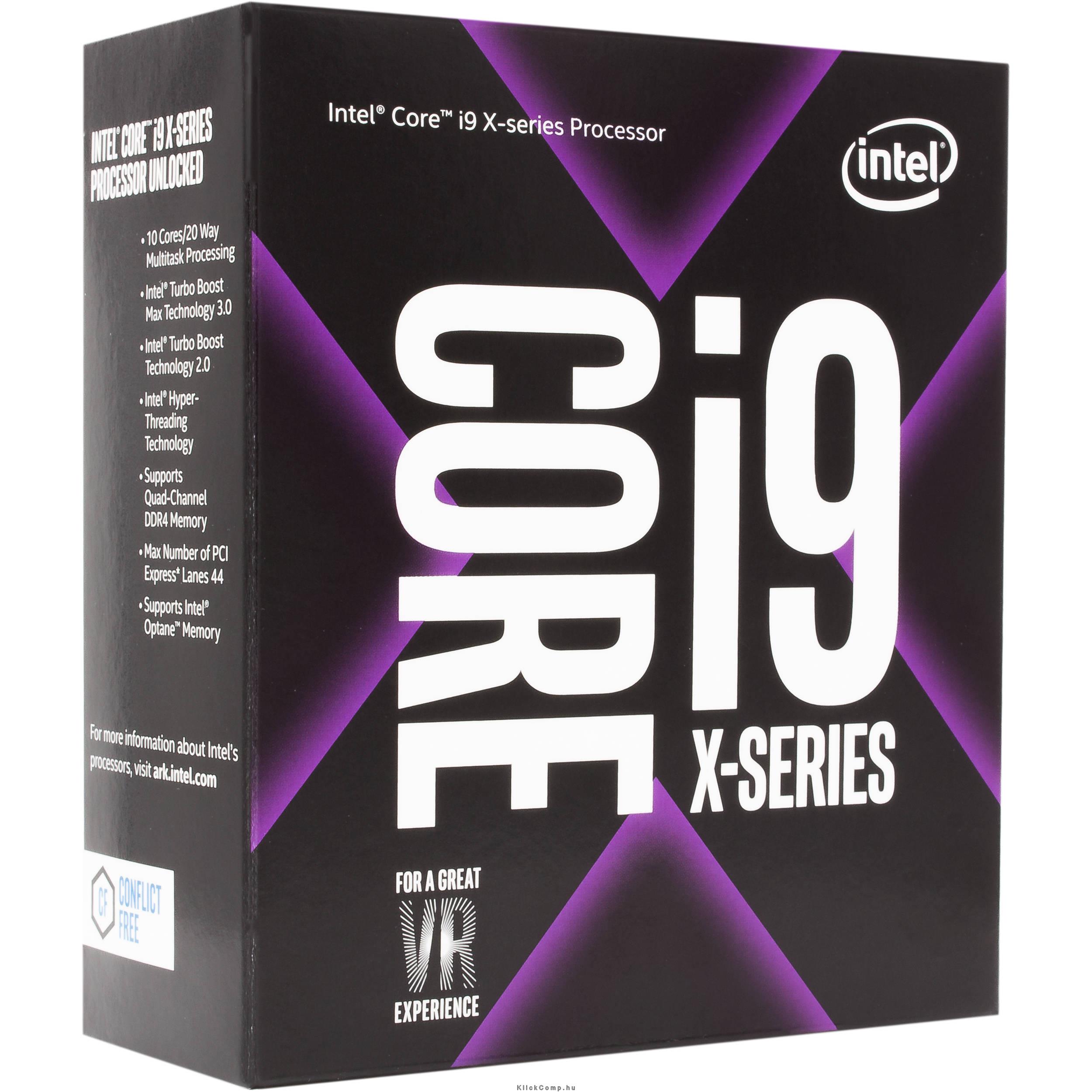 Intel Core i9-7920X processzor  2,90GHz s2066 CPU fotó, illusztráció : BX80673I97920X