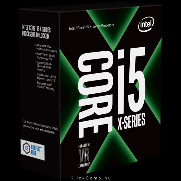 Intel Core i5-7640X processzor 4000Mhz 7MBCache 14nm 112W skt2066 Kaby Lake  BO fotó, illusztráció : BX80677I57640X