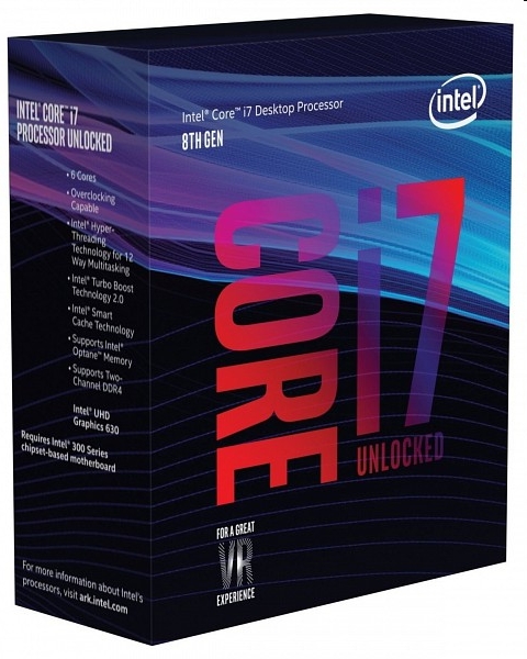 Intel processzor Core i7 3,70GHz LGA1151 12MB (i7-8700K) box fotó, illusztráció : BX80684I78700K