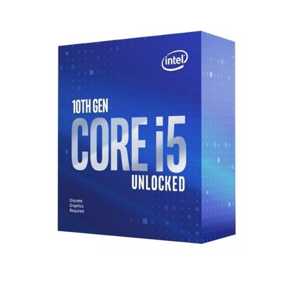 Intel Processzor Core i5 LGA1200 4,10GHz 12MB Core i5-10600KF box CPU fotó, illusztráció : BX8070110600KF
