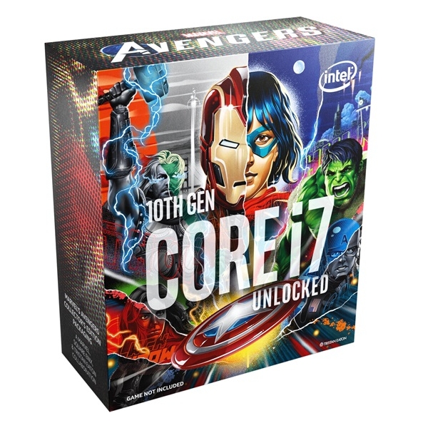 Intel Processzor Core i7-10700K s1200 Marvel Edition fotó, illusztráció : BX8070110700KA