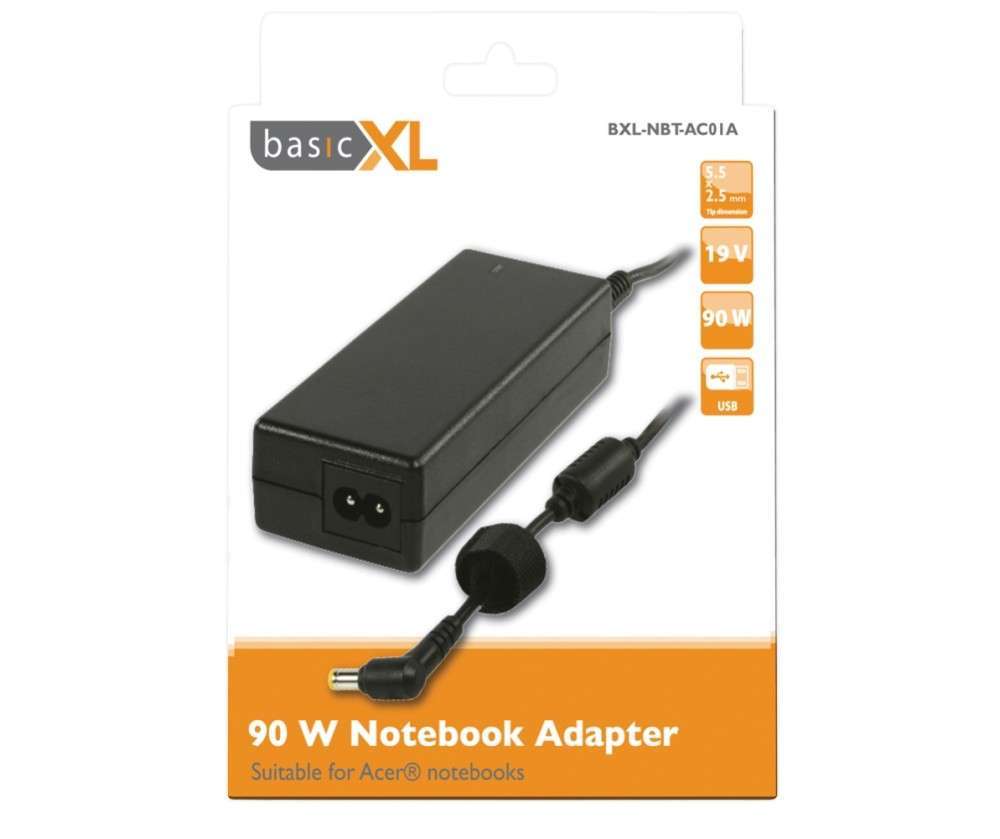 90 W notebook adapter Acer&reg; fotó, illusztráció : BXL-NBT-AC01A