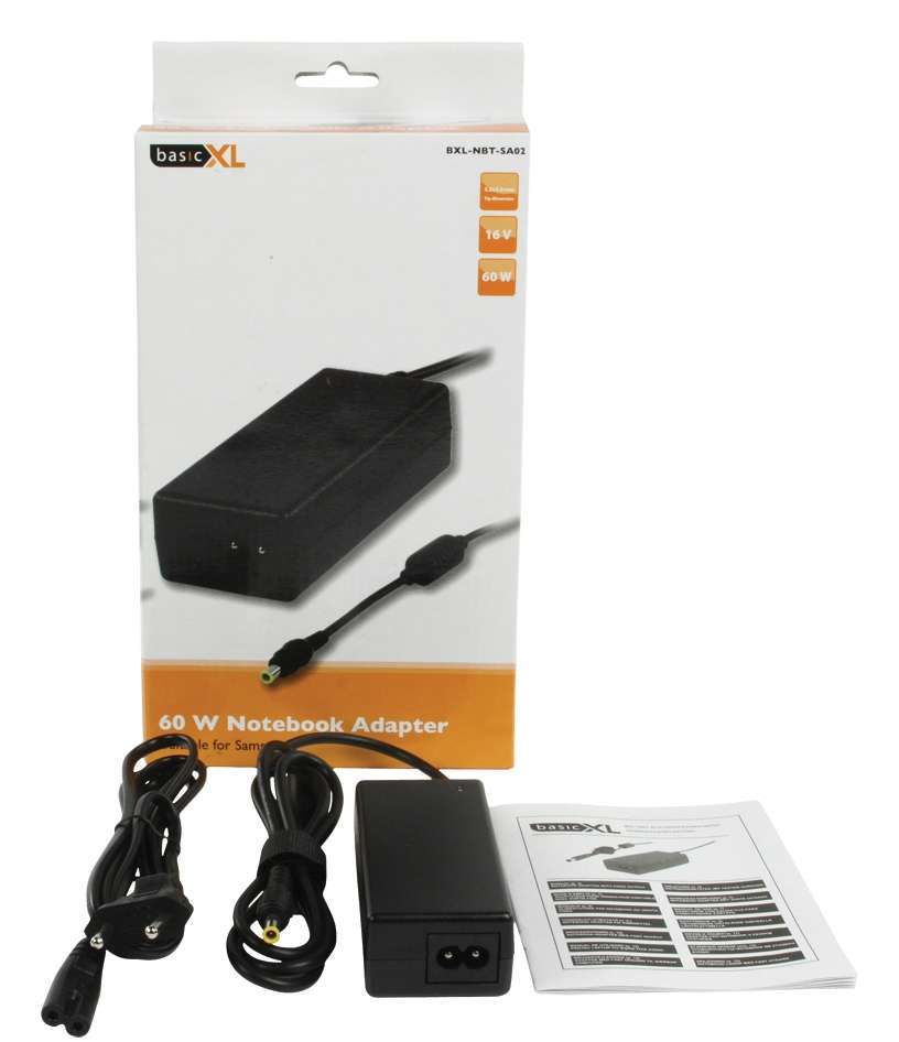 60 W notebook adapter for Samsung fotó, illusztráció : BXL-NBT-SA02