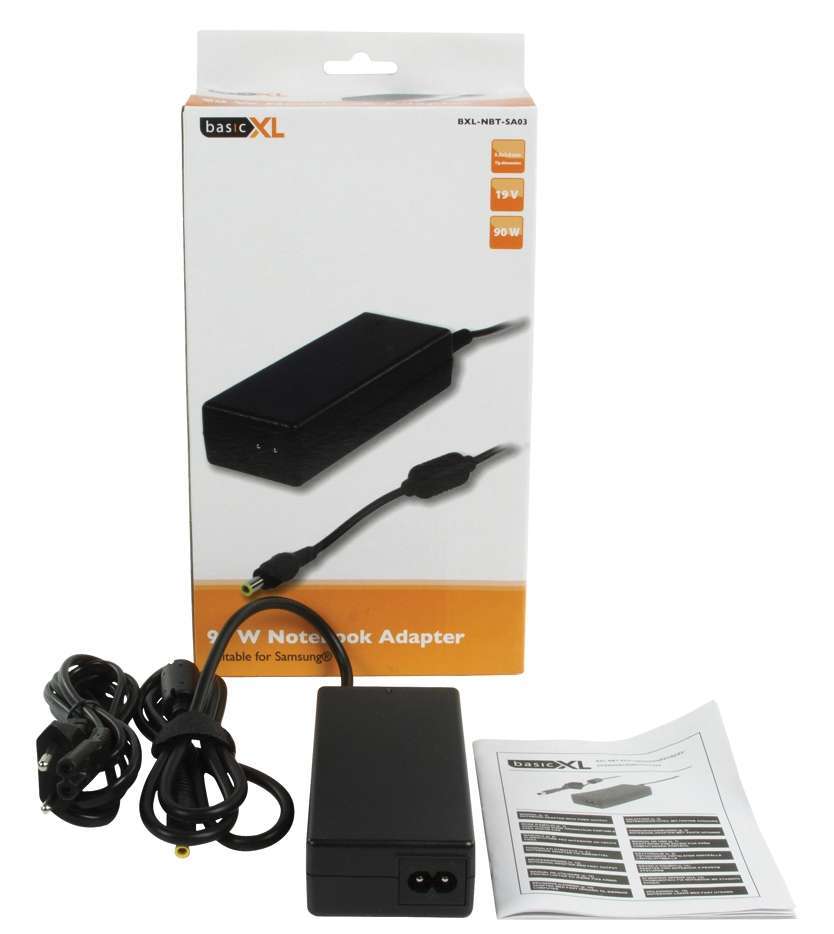 90 W notebook adapter for Samsung fotó, illusztráció : BXL-NBT-SA03