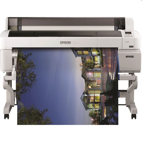 Plotter A0 színes USB Háló 4 + 1 patron 2880x1440 EPSON SureColor SC-T7200 Tint fotó, illusztráció : C11CD68301A0