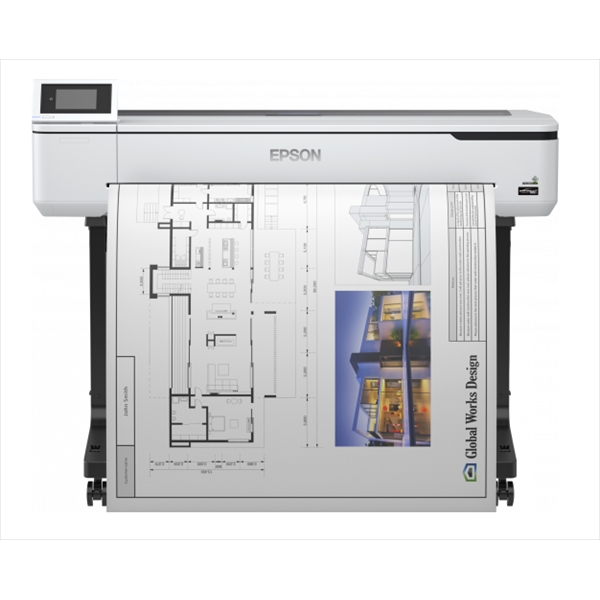 Plotter A0 színes Tintasugaras EPSON SureColor SC-T5100 USB/Háló/Wifi fotó, illusztráció : C11CF12301A0