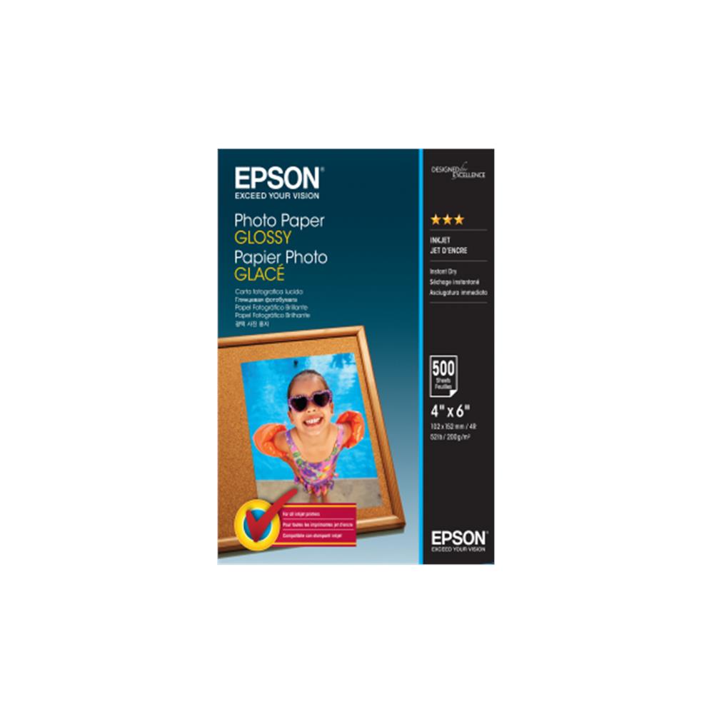 Fotó papír Epson Photo Paper Glossy 10x15cm 500 sheet fotó, illusztráció : C13S042549