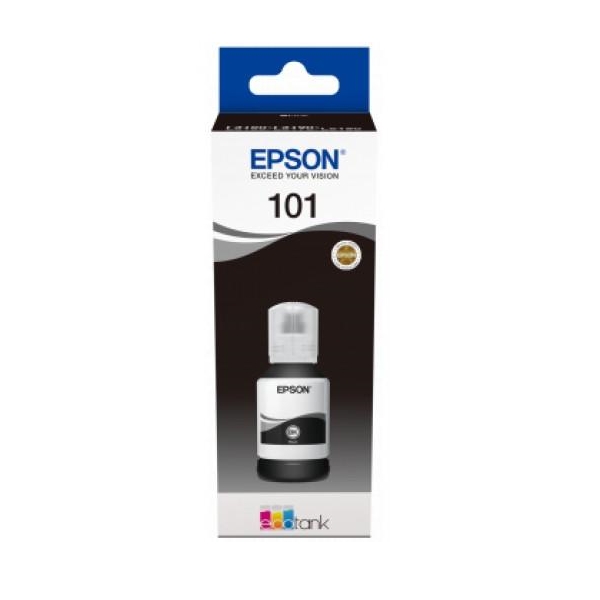 Epson Ecotank 101 fekete tintatartály 127ml 7500 oldal fotó, illusztráció : C13T03V14A