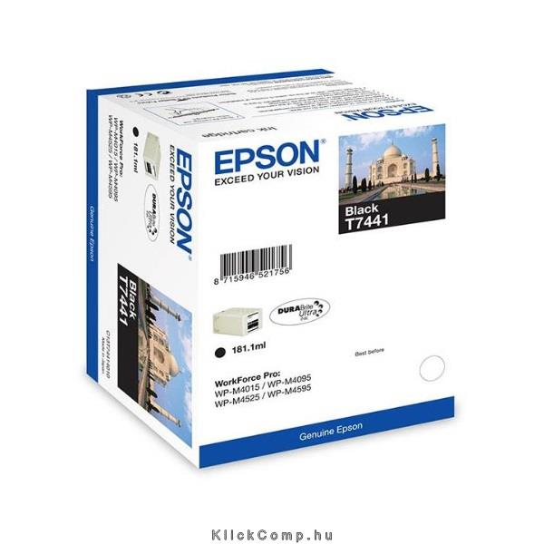 EPSON WP-M4015/M4525 tintaPatron 181.1ml 10000 oldal fekete fotó, illusztráció : C13T74414010