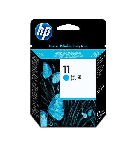 Tintapatron fej DesignJet 500, 800 nyomtatókhoz, HP 11 kék fotó, illusztráció : C4811A