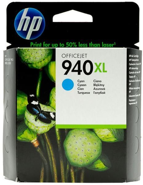 HP  940XL Cián XL tintapatron - Már nem forgalmazott termék fotó, illusztráció : C4907AE
