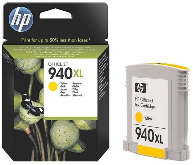 HP  940XL Sárga XL tintapatron - Már nem forgalmazott termék fotó, illusztráció : C4909AE