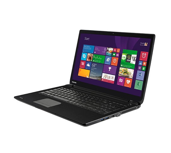 Toshiba Satellite 15.6  laptop , Intel N3540, 4GB, 500GB, DOS, fekete fotó, illusztráció : C50-B-15J