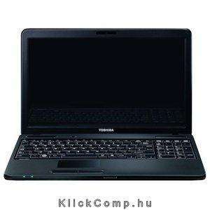 Toshiba Satellite 15.6  laptop , Intel B950, 4GB, 500GB, DOS, Fekete notebook T fotó, illusztráció : C660-2CF