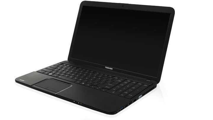 Toshiba Satellite 15.6  laptop , Intel B950, 2GB, 320GB, DOS, Fekete fotó, illusztráció : C850-17W