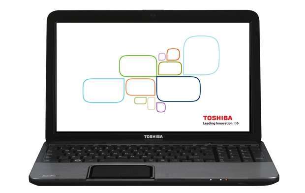 Toshiba Satellite 15.6  laptop , Intel B960SP, 4GB, 500GB, HD7610M, DOS, Fekete fotó, illusztráció : C855-1UM