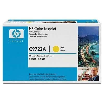 hp toner cartridge, yellow clj46xx fotó, illusztráció : C9722A