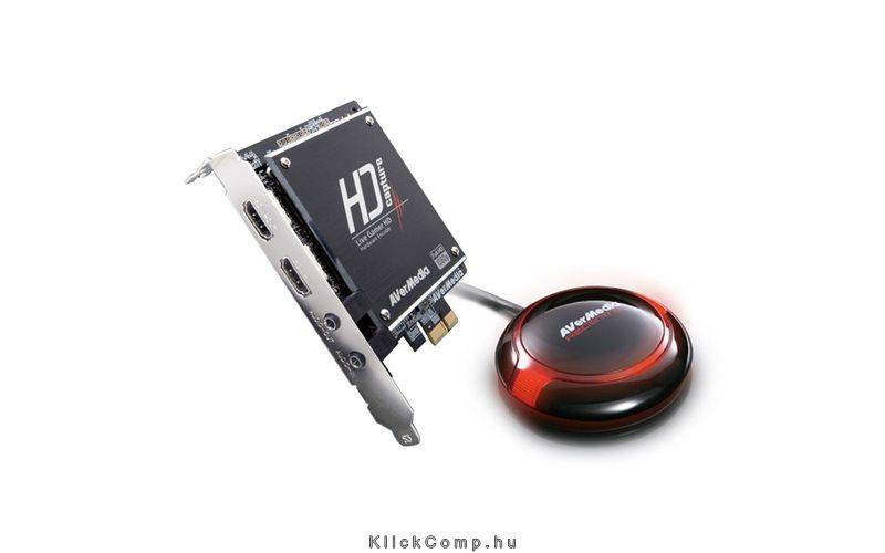 Digitalizáló LIVE Gamer HD PCI Express 1x, HDMI IN-OUT, USB gyors gomb fotó, illusztráció : C985