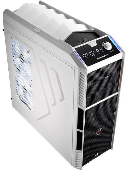Számítógépház Midi-Tower Fehér Fekete Aerocool Xpredator X1 fotó, illusztráció : CAAC138
